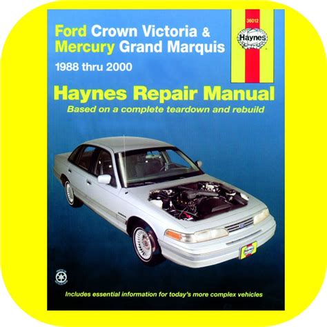 Ford Crown Vic Repair Manual